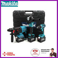 Набор 3в1 АКБ Makita 36V (Перфоратор DHR202 + Шуруповерт DDF484 + Болгарка DGA506) Набор 3в1 Макита