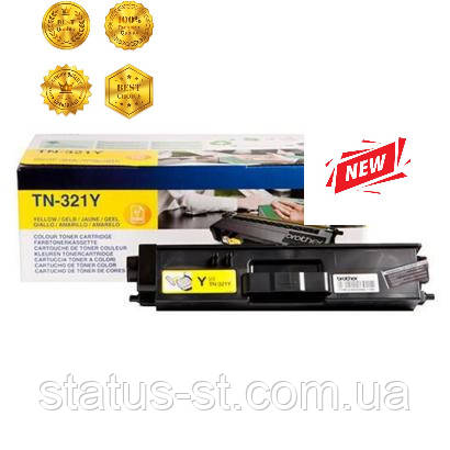 Картридж Brother TN-321Y для принтера DCP-L8400CDN, DCP-L8450CDW, HL-L8250CDN, HL-L8350CDW, MFC-L8650CDW, MFC-L8850CDW