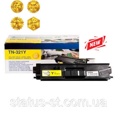 Картридж Brother TN-321Y для принтера DCP-L8400CDN, DCP-L8450CDW, HL-L8250CDN, HL-L8350CDW, MFC-L8650CDW, MFC-L8850CDW