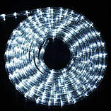 Вулична гірлянда дюралайт ХОЛОДНИЙ БІЛИЙ 10 м, світлодіодна стрічка гірлянда, дюралайт LED стрічка для дому ХІТ, фото 2