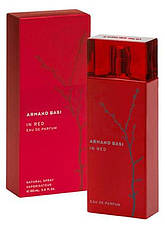 Armand Basi In Red Eau de Parfum 100 мл Жіноча туалетна вода червоний флакон, фото 4