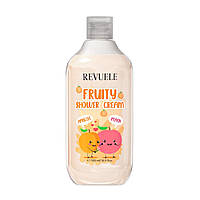 Крем для душа REVUELE Fruity Shower Cream с персиком и абрикосой, 500 мл