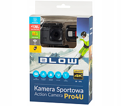 Водонепроникна спортивна екшн-камера Blow GoPro4U 4K UHD WIFI аксесуари USB карта 32 ГБ пульт, фото 6