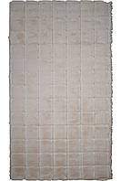 Килим штучний кролик сучасний ESTERA TPR BLOCK Cream, 0.6х1 м