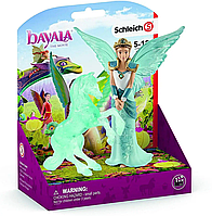 Игрушка-фигурка Schleich bayala Айела и ледяная скульптура единорога 8.2х15х18 см 70587