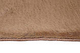 Килим штучний кролик сучасний ESTERA COTTON ANTISLIP Brown, 1.2x1.8 м, фото 3