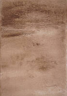 Килим штучний кролик сучасний ESTERA COTTON ANTISLIP Brown, 1.2x1.8 м