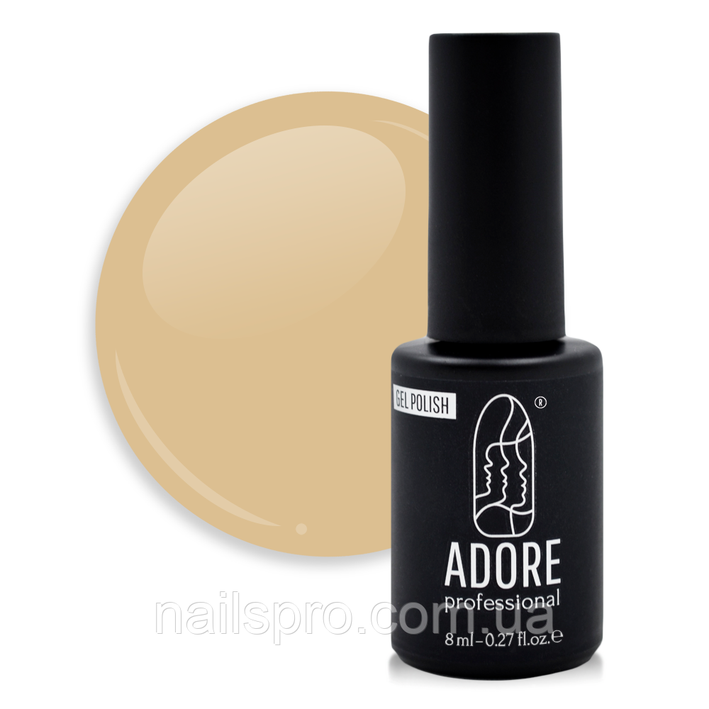 Вітражний гель-лак Adore Professional MG-08 citrine жовто-гірчична глазур, 8 мл