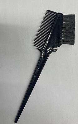 Пензель для фарбування волосся широка з гребенем Salon Professional