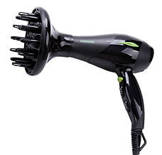 Професійний потужний якісний фен Gemei GM-150 для сушіння укладання волосся з дифузором, фото 2