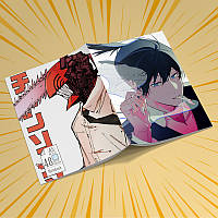 Зошит 48 арк. на скобі у клітинку Chainsaw man