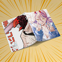 Зошит 48 арк. на скобі у клітинку Chainsaw man 002