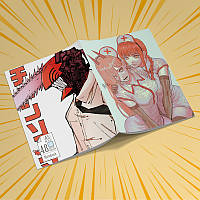 Зошит 48 арк. на скобі у клітинку Chainsaw man 004