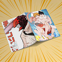 Зошит 48 арк. на скобі у клітинку Chainsaw man 005