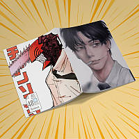 Зошит 48 арк. на скобі у клітинку Chainsaw man 006