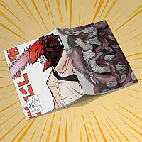 Зошит 48 арк. на скобі у клітинку Chainsaw man 008