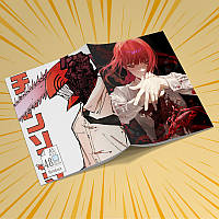 Зошит 48 арк. на скобі у клітинку Chainsaw man 009