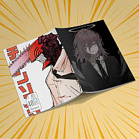 Зошит 48 арк. на скобі у клітинку Chainsaw man 010