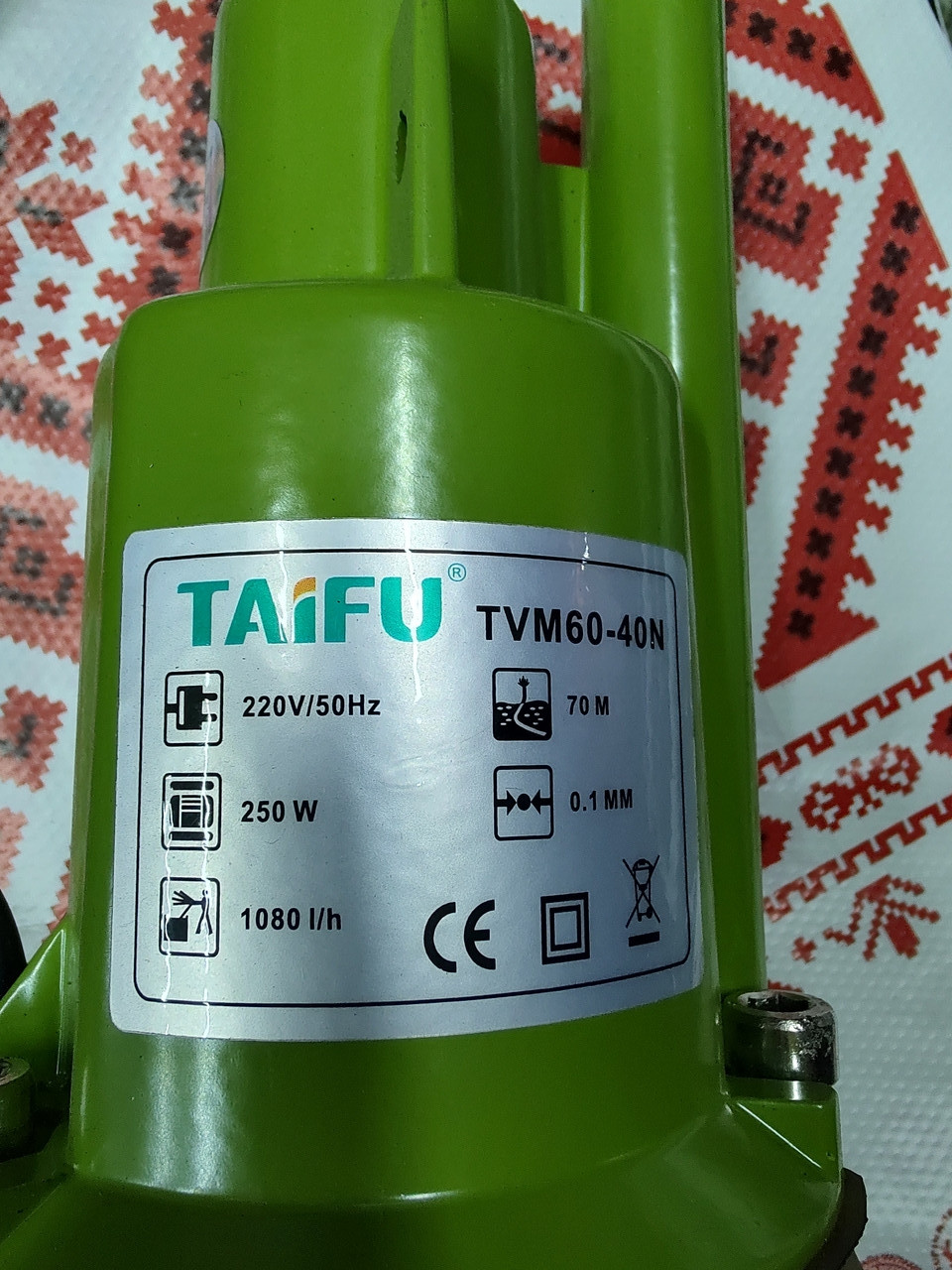 Насос вібраційний ТVM60 — 40N + 40 MADE FOR EUROPA