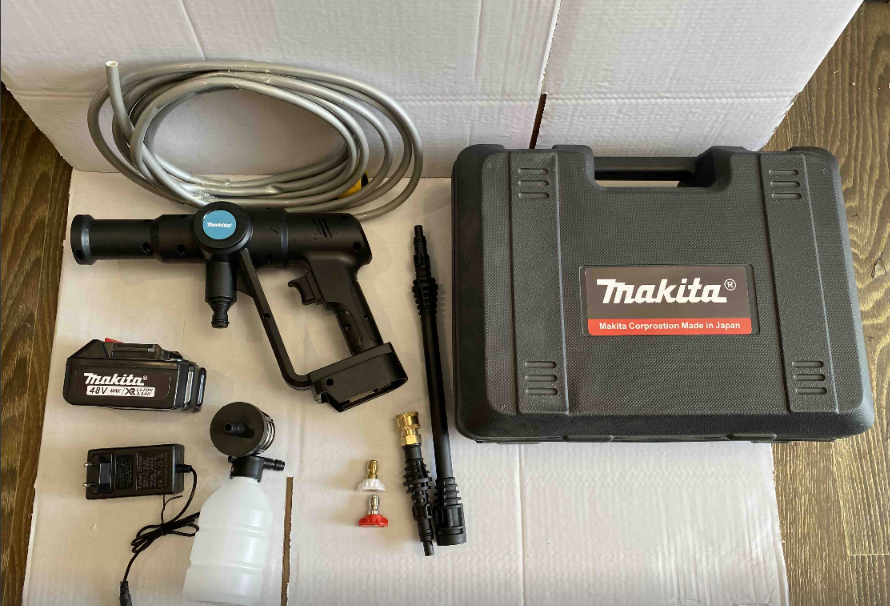 Мойка высокого давления аккумуляторная Makita DHW080ZK с антивибрационной системой - фото 2 - id-p2021710113