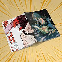 Зошит 48 арк. на скобі у клітинку Chainsaw man 011