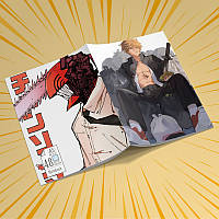 Зошит 48 арк. на скобі у клітинку Chainsaw man 012