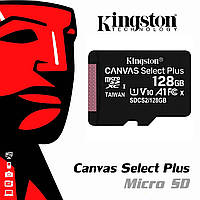Kingston microSDHC 128GB Canvas Select Plus Class 10 UHS-I U1 V10 A1 (SDCS2/128GB)