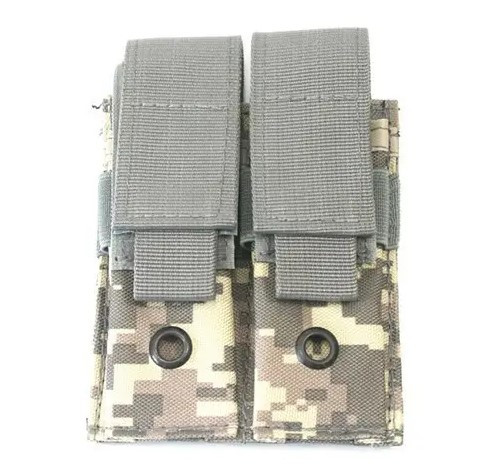 Подвійний подсумок Molle Double Mag Pouch для магазинів 6001 Сірий піксель, фото 1