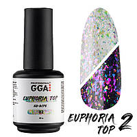 Топ без липкого шару GGA Professional Euphoria "Ейфорія" №02, 15 мл