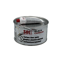 Шпатлевка SOLL с углеволокном, цвет черный - Carbon Putty 1,8кг