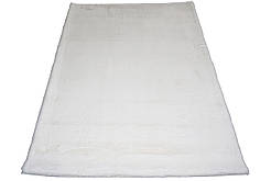 Килим штучний кролик сучасний ESTERA COTTON ANTISLIP White, 0.6х1 м