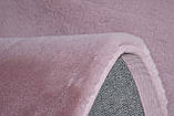 Килим штучний кролик сучасний ESTERA COTTON ANTISLIP Lilac, 0.6х1 м, фото 2