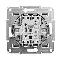 Вимикач кнопковий Schneider Electric Asfora алюміній двоклавішний самозажимний EPH0700161, фото 4