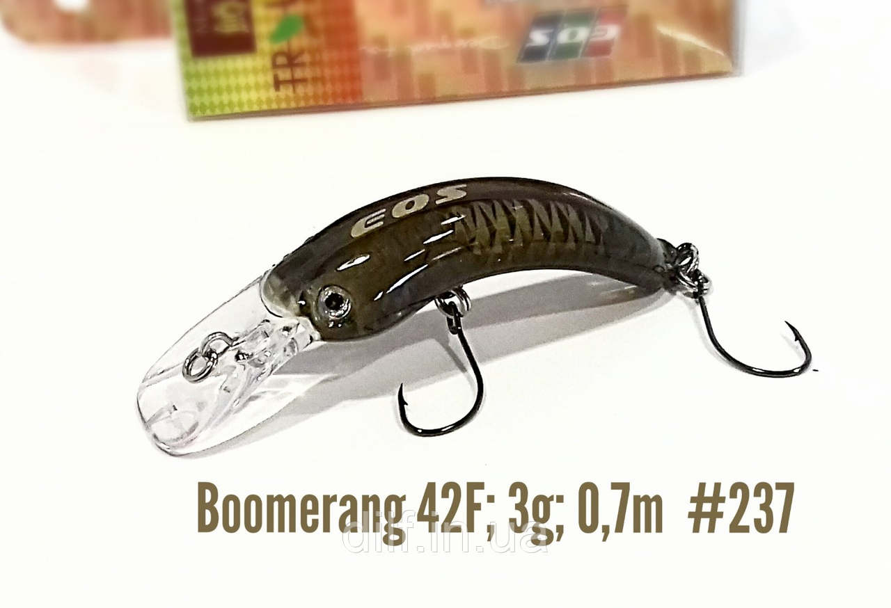 Воблер EOS Boomerang 42F 3g заглиблення 0.7м (колір 237), фото 1