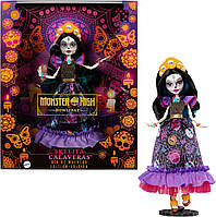 Коллекционная кукла Скелита Калаверас Монстр Хай Monster High Howliday Día De Muertos Skelita Calaveras