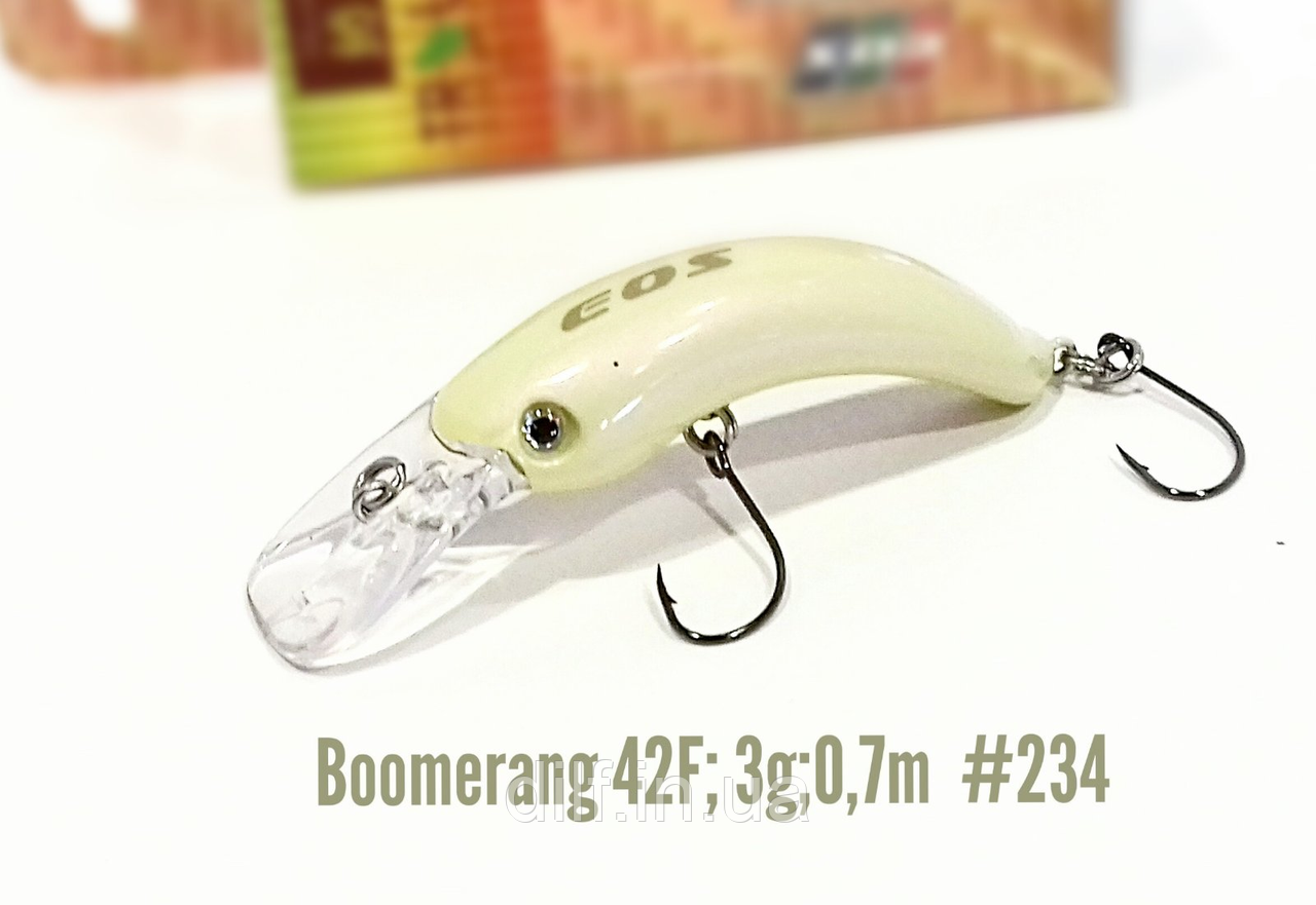 Воблер EOS Boomerang 42F 3g заглиблення 0.7м (колір 234), фото 1