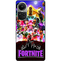 Силіконовий чохол бампер для Oppo Reno 10 з малюнком Fortnite Фортнайт