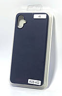 Чехол для телефона Samsung A05(4G) Silicone Original FULL №4 Midnight blue (4you)