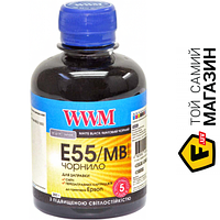 Чернила WWM Epson R800/1800 Matte Black, 200г (E55/MB) Black Matte 200