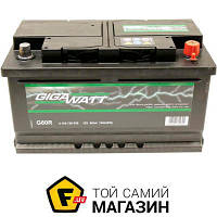 Автомобильный аккумулятор Gigawatt G80R 80Ач 740А (0185758006)