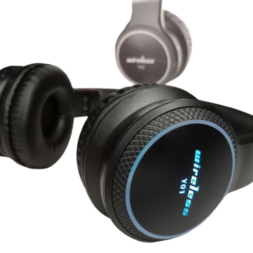 Бездротові навушники накладні Y 01 з bluetooth FM-радіо SD-картою | Накладні навушники