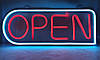 Неонова Led вивіска OPEN (відчинено) 500х200 мм з контролером і пультом, фото 8