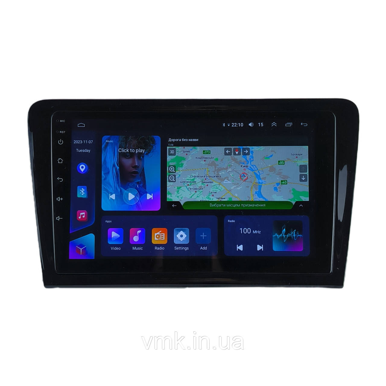 Штатна Магнітола VW Bora 2012-2015 з Android 8.1 з Екраном 9 дюймів