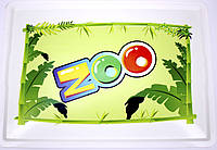 Коробка-бокс "Qutu Light Box" Zoo з кришкою 10л №71015