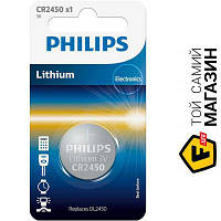 Батарейка Philips Minicells Lithium CR2450 (CR2450/10B)