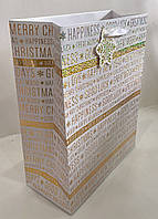 Пакет подарунковий 18х23х10см Новий рік №1913/Мандарин/(10)