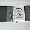 Шкіряний блокнот Графіт на кільцевому механізмі, фото 3