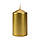 Свічка столова циліндр Bispol sw60/100-213 Золотий металік, фото 2