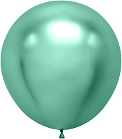 Шар (36''/91 см) Зеленый, хром, 1 шт. Globos