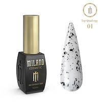 Топ глянцевый с эффектом перепелиного яйца Milano Top Quail Egg No Sticky №01, 10 мл